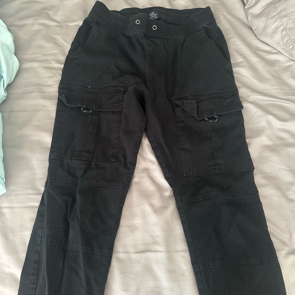 Black Cargo Pants